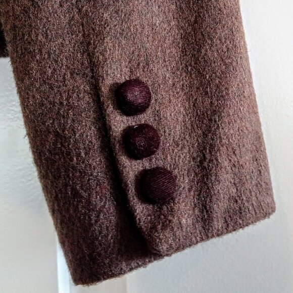 Vintage Herman Geist Brown Embroidered Wool Jacket - Picture 5 of 7